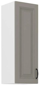 Kuchynská skrinka Stilo claygrey/biely 30g/90 1f