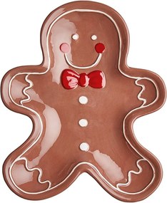 SWEET X-MAS Servírovací tanier perníkový panáčik 20 cm