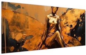Obraz - Abstrakcia víly (120x50 cm)