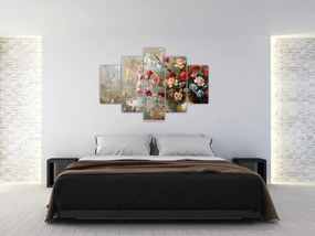 Obraz - Váza kvetov (150x105 cm)