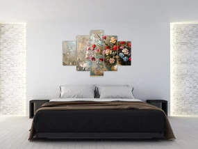 Obraz - Váza kvetov (150x105 cm)