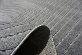 BE Koberec Kolekcia Zen Garden 2403 GREY – sivý obdĺžnikový Rozmer: 200x290 cm