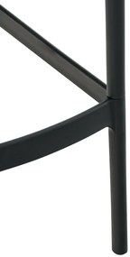 Plastová barová stolička DS10778434 - Čierna