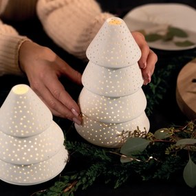 räder Porcelánový svietnik Fir Tree 15,5 cm