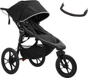 BabyJogger športový kočík Summit X3 Single midnight black (s madlom)