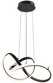 Zuma Line MD9717-1-3BCD - LED Luster na lanku INDIGO LED/44W/230V čierna