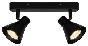 Nordlux - Bodové svietidlo EIK 2xGU10/35W/230V čierne