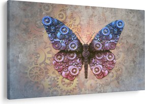 Obraz - Steampunk motýľ (90x60 cm)
