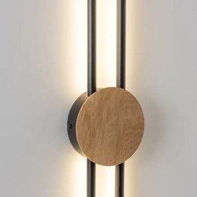 Brilagi - LED Nástenné svietidlo WOODY COLLINE LED/15W/230V 80 cm dub