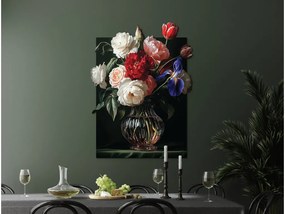 drevko |  Obraz Romantická kytica vo váze  45 x 335 cm