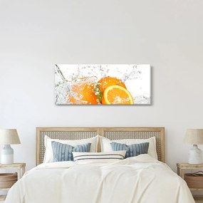 Obraz - Šťavnaté pomaranče (120x50 cm)