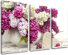 Obraz na stenu 3 dielny KVETY KV047E30 - 90x60 cm