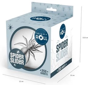 Toaletný papier s motívom pavúka