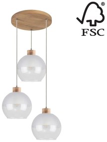 Spot-Light 1860374R - Luster na lanku LINEA 3xE27/60W/230V