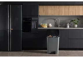 Plastový odpadkový kôš na triedený odpad/pedálový 23+23 l Compatta - Curver