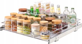 Vevoe Výsuvná zásuvka 508x533x63.5MM multifunkčná 13KG strieborná