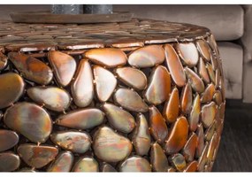 Konferenčný stôl 41434 80x85cm Aluminium Copper  - Komfort-nábytok