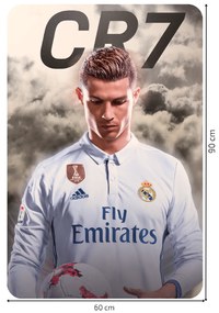 Textilná nálepka na stenu "Cristiano Ronaldo"