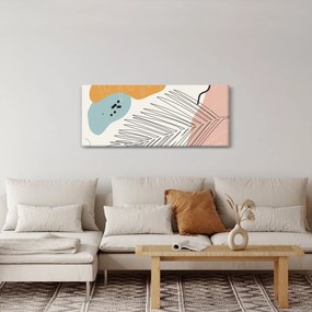 Obraz - Ilustrácia listu (120x50 cm)