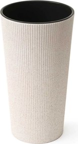 Kvetináč URBANIKA ECO Wood 57x30 cm biely