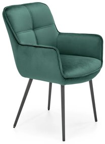 Jedálenská stolička K463 tmavo zelená