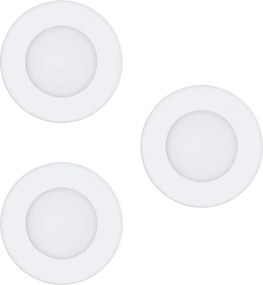 Eglo 97111 - SADA 3× LED podhľadových svietidiel FUEVA-RW 1×LED/2,8W/230V 2700–4000K