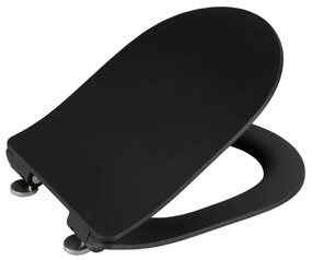 WENKO 23827100-WC sedadlo SEDILO 45,2x36,2 cm čierna/strieborná