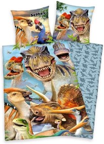 Detské obliečky Selfies Dinosaur, 140x200 cm