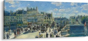 Obraz - Auguste Renoir, Pont Neuf, Paris, reprodukcia (120x50 cm)