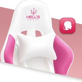 Hells Herná stolička Hell's Chair Rainbow Hexagon ružová