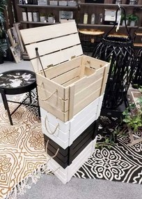 Úložný box Smart, 19x19x36 cm, drevo