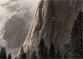 Sklenený obraz z údolia Yosemite národnej parku, USA (70x50 cm)
