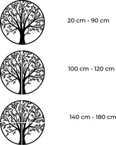 Drevený Strom života v kruhu | Elegantná dekorácia na stenu | SENTOP PR0217