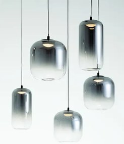 LED čierno-šedé dizajnové svietidlo Aelia 9