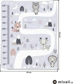 Samolepky na stenu - Meter - Zvieratká