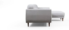Dizajnová rozkladacia sedačka Haylia 287 cm béžová - pravá