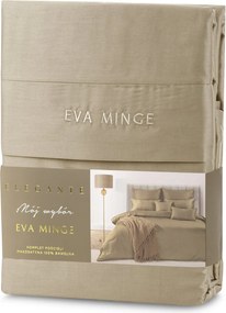 MAKOSATÉNOVÉ OBLIEČKY EVA MINGE ELEGANT1D 160X200 CM, 2 KS 70X80 CM BÉŽOVÉ