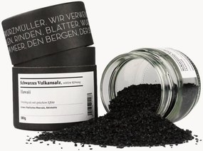 Stredne hrubá čierna vulkanická soľ