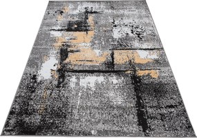 TA Koberec Q541C WHITE MAYA PP EYM Sivý Obdĺžnikový Rozmer: 80x150 cm