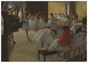 Obraz - Edgar Degas, The Dance Class, reprodukcia (70x50 cm)