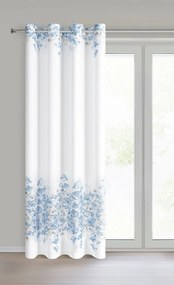 ZÁVES NA KRÚŽKOCH NOA 140X250 CM KVETY