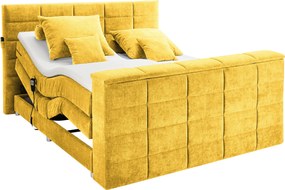 XXXLutz BOXSPRINGOVÁ POSTEĽ, 180/200 cm, žltá Carryhome - Online Only spálne - 002220044909
