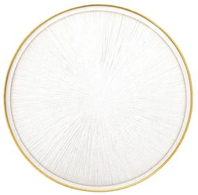Dezertný tanier MONZE so zlatým okrajom 862071