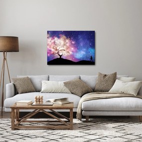 Obraz - Vesmírny strom (70x50 cm)