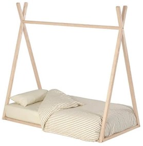 Detská posteľ silar 70 x 140 cm prírodná MUZZA
