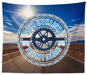 Sablio Deka Som cyklista telom i dušou: 150x120 cm