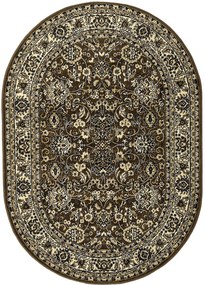 Koberce Breno Kusový koberec PRACTICA ovál 59/DMD, hnedá, viacfarebná,160 x 230 cm