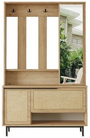 Vešiak s botníkom Once Walnut and Oak