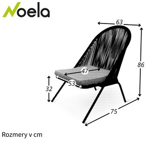 Noela Záhradné kreslo Selection North