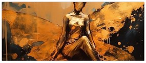 Obraz - Abstrakcia víly (120x50 cm)